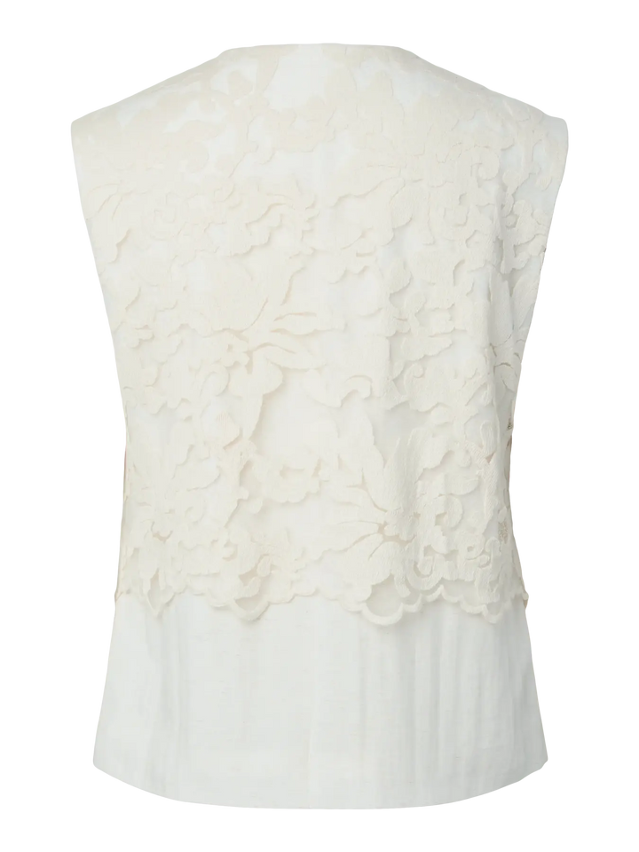 Yastama Waistcoat - Pristine Melange