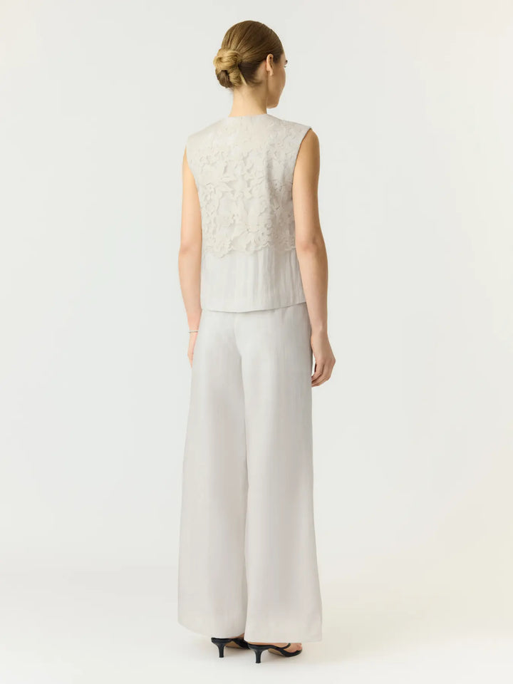 Yastama Waistcoat - Pristine Melange