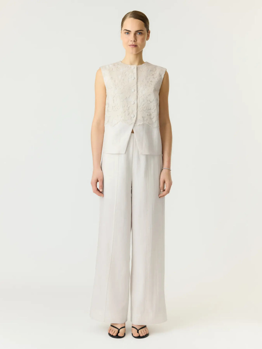 Yastama Waistcoat - Pristine Melange
