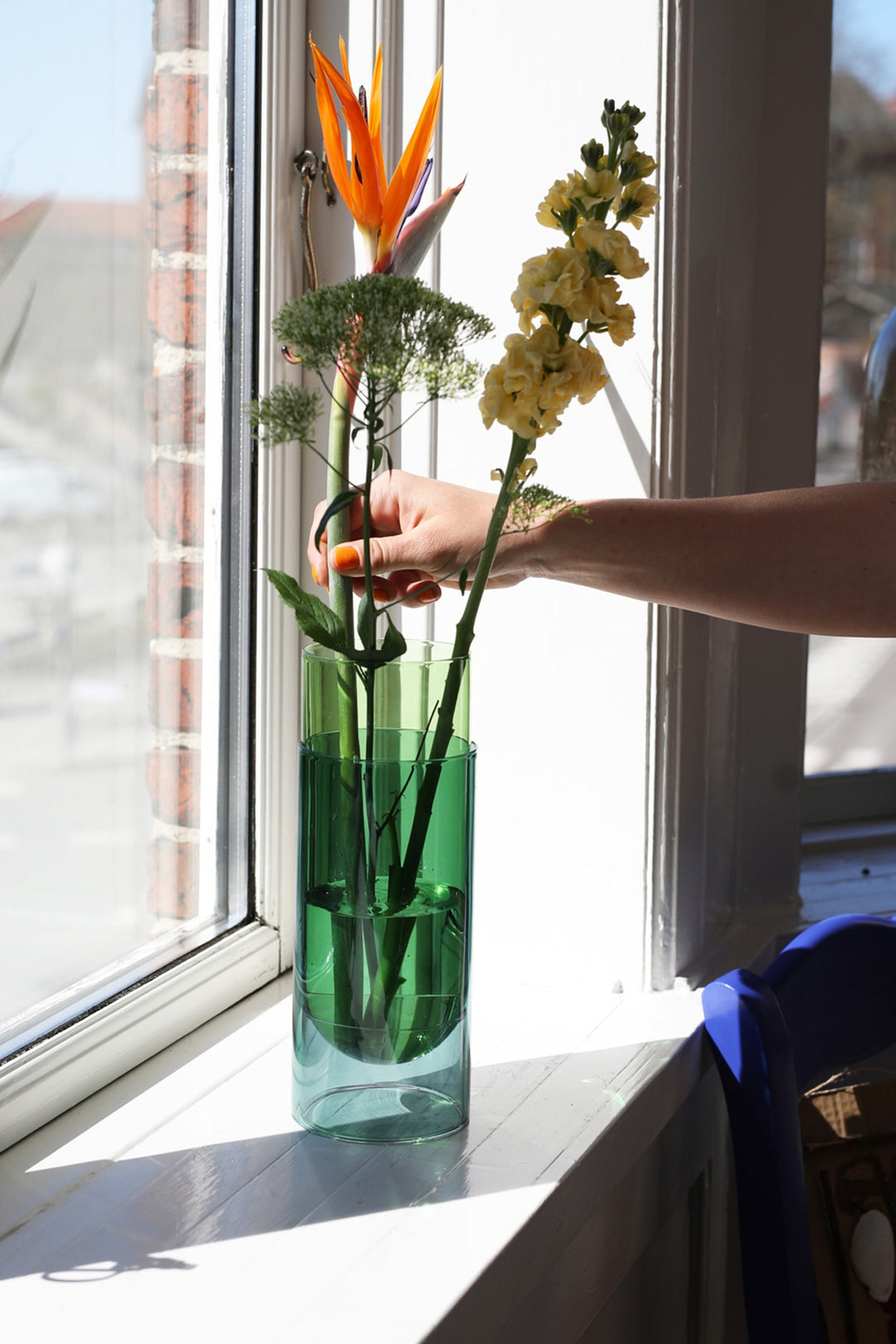 BOUQUET TUBE - LARGE - GREEN