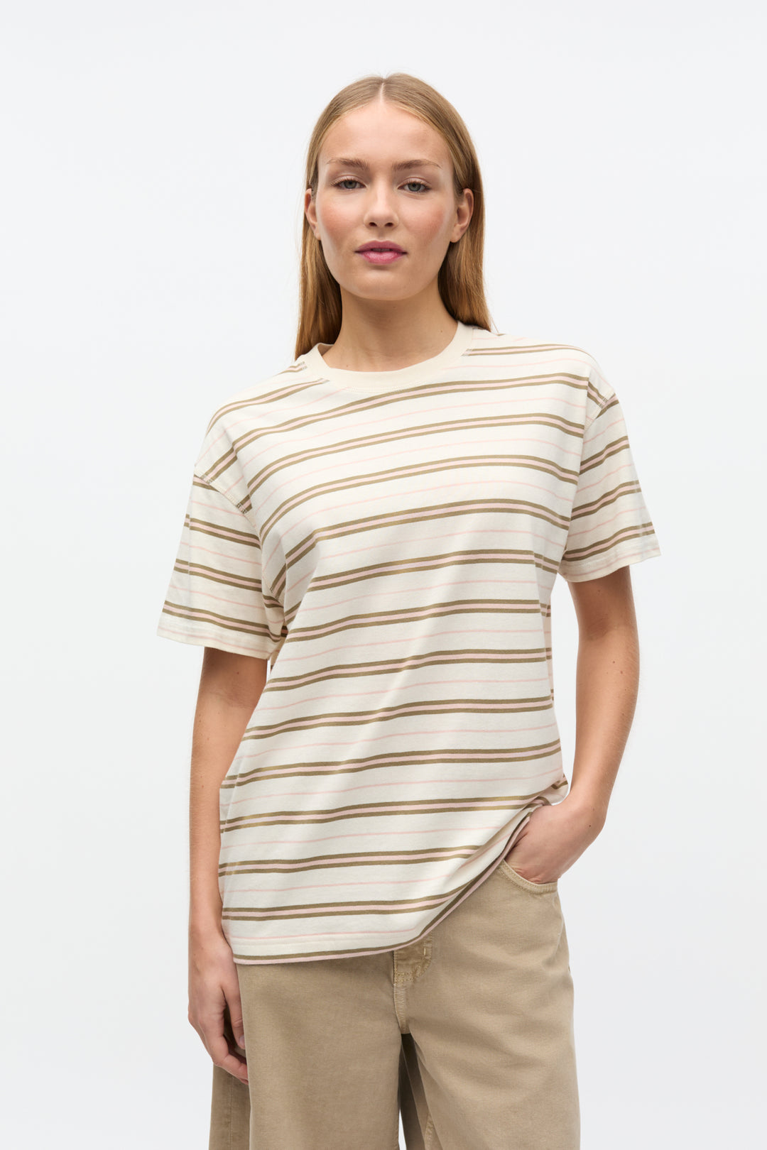 Enkulla Ss Stripe 5310 - Rose Cream Stripe
