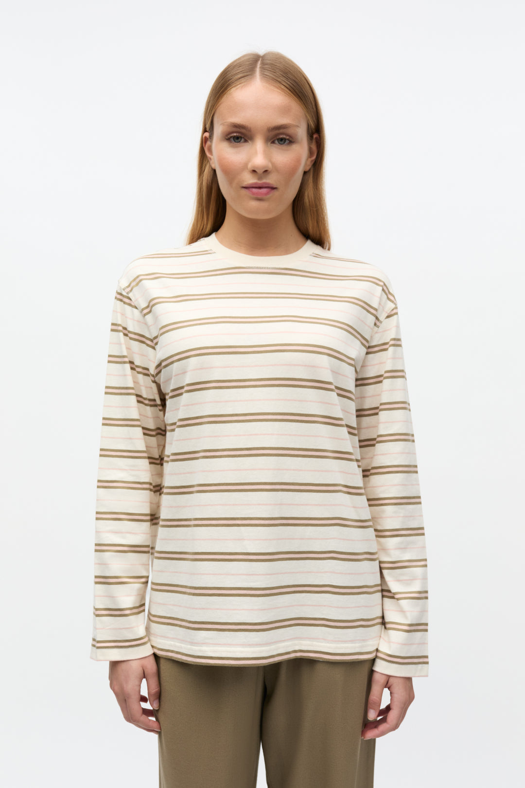 Enkulla Ls Stripe 5310 - Rose Cream Stripe
