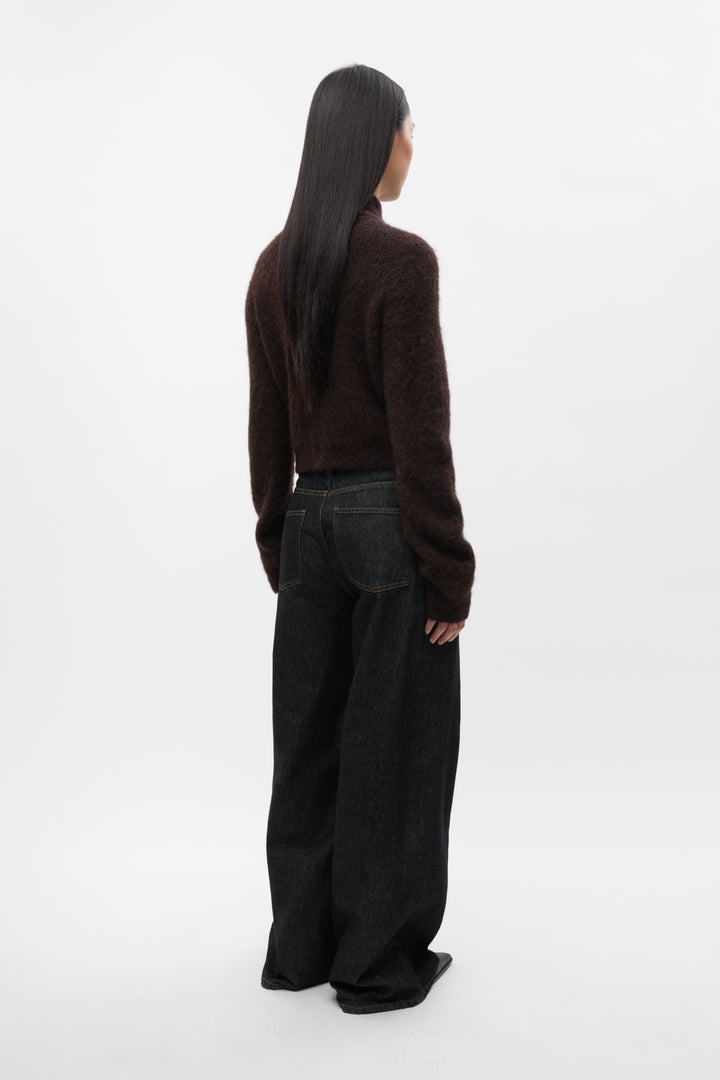 Enbessie Ls Cardigan 7289 - Chocolate Torte Mel