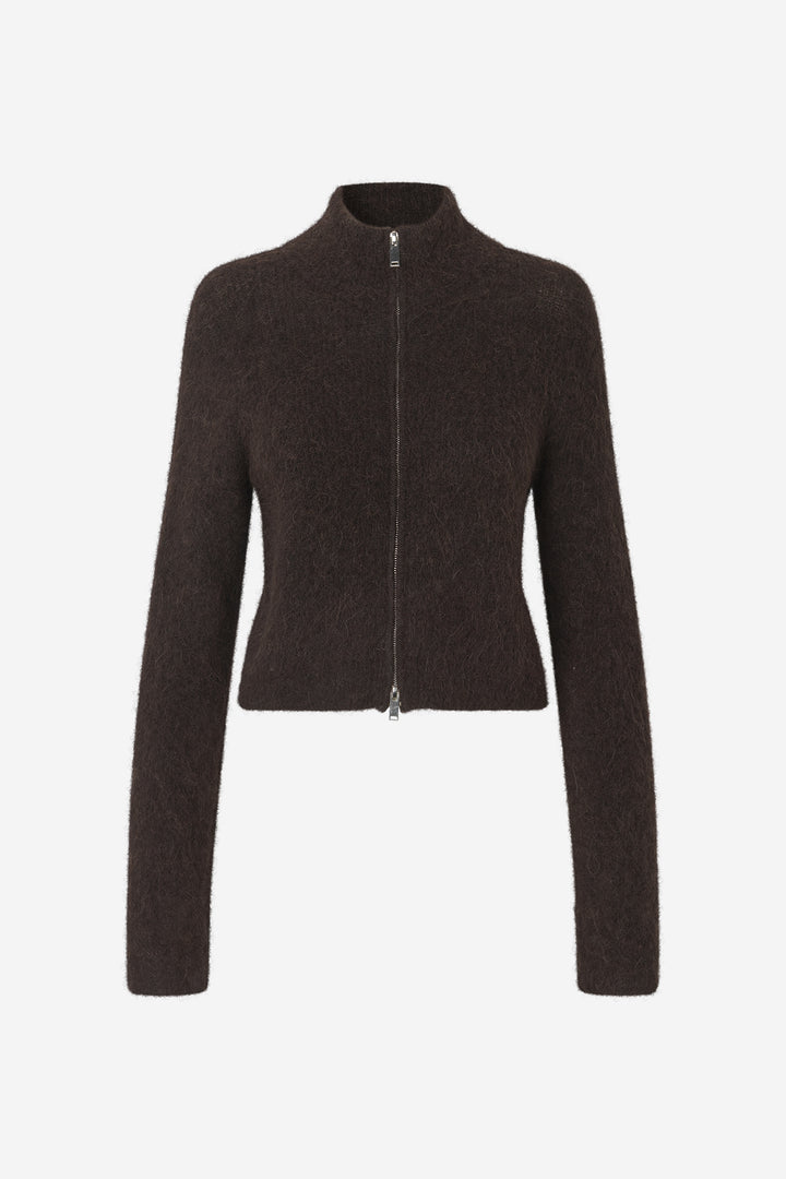 Enbessie Ls Cardigan 7289 - Chocolate Torte Mel