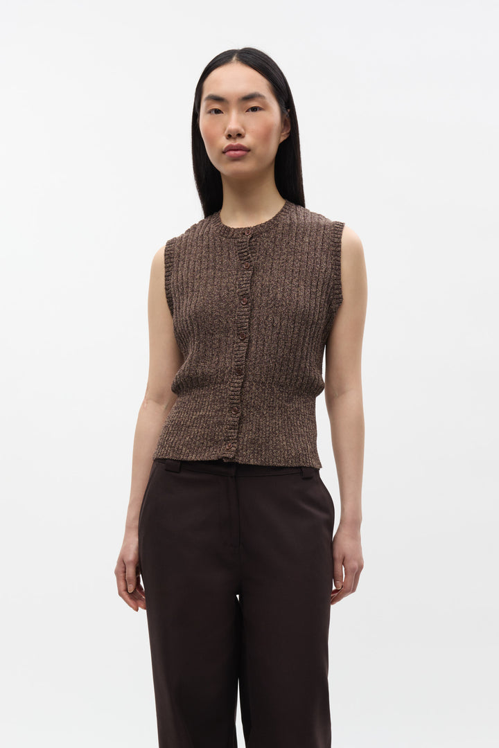 Endysis O-N Vest 7168 - Chocolate/Brindle