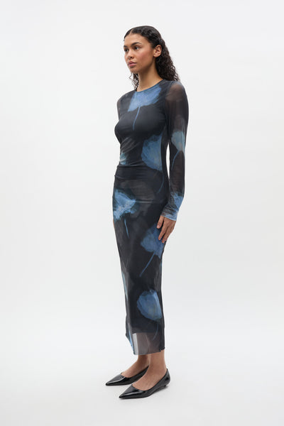 Enlomond Ls Dress Aop 7042 - Winter Garden