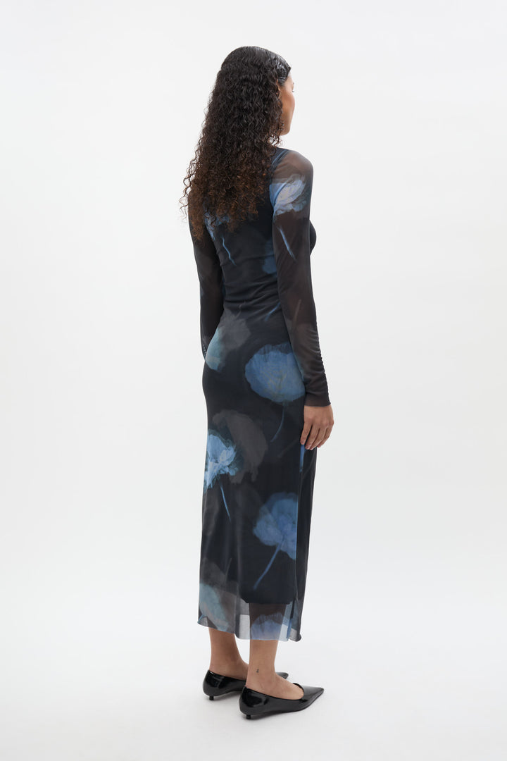 Enlomond Ls Dress Aop 7042 - Winter Garden