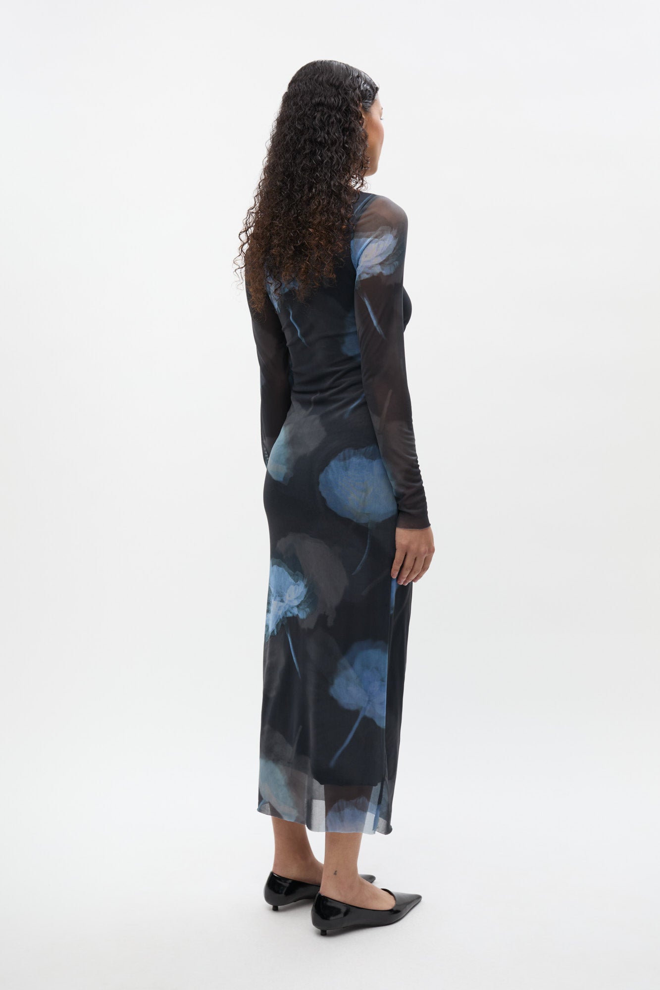 Enlomond Ls Dress Aop 7042 - Winter Garden