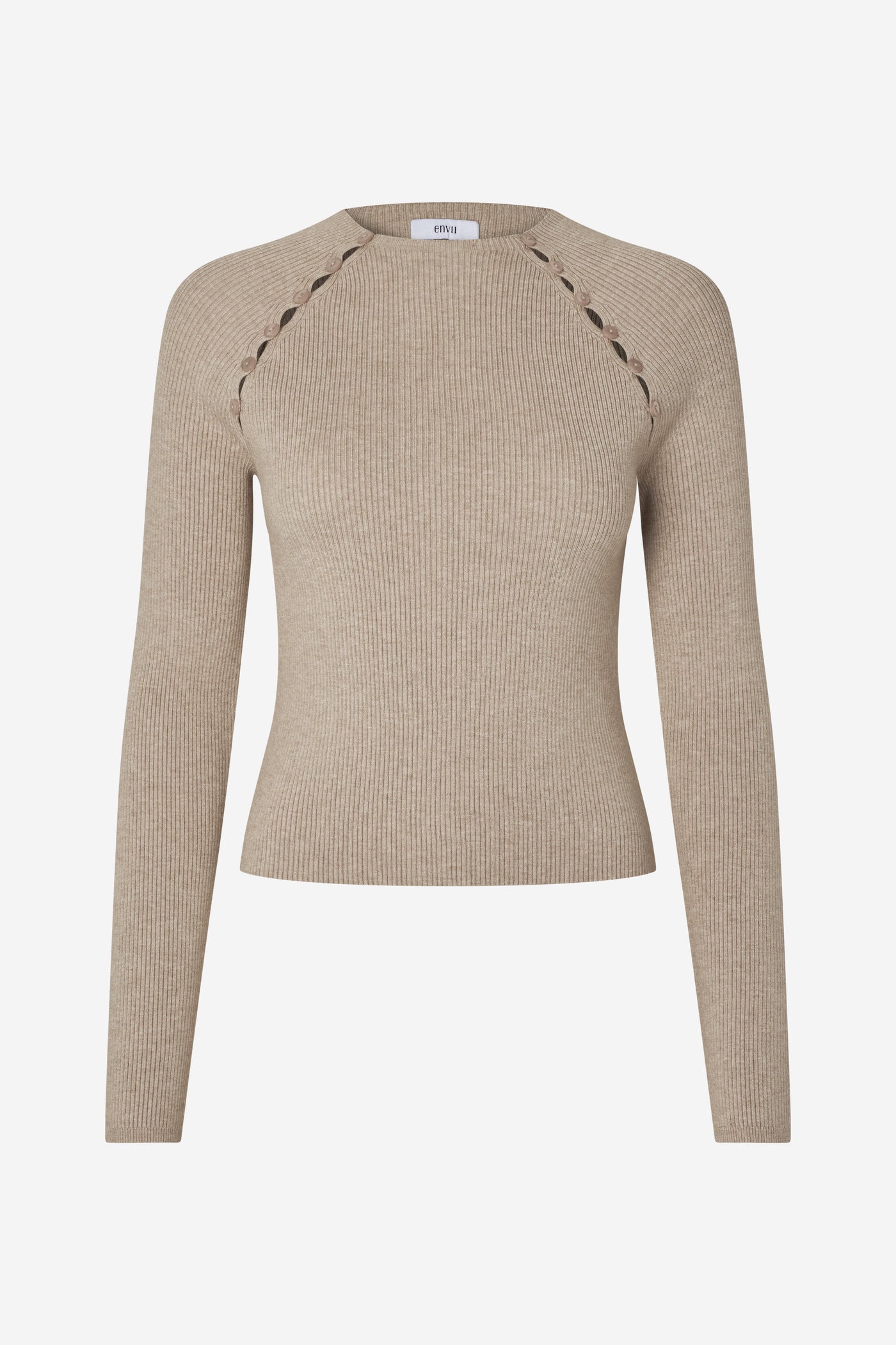 Enlana Ls Knit 7321 - Chinchilla Mel