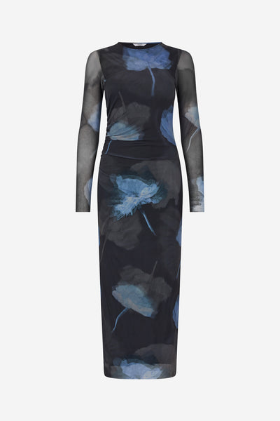 Enlomond Ls Dress Aop 7042 - Winter Garden