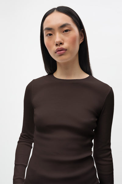 Enally Ls O-N Tee 5314 - Chocolate Torte
