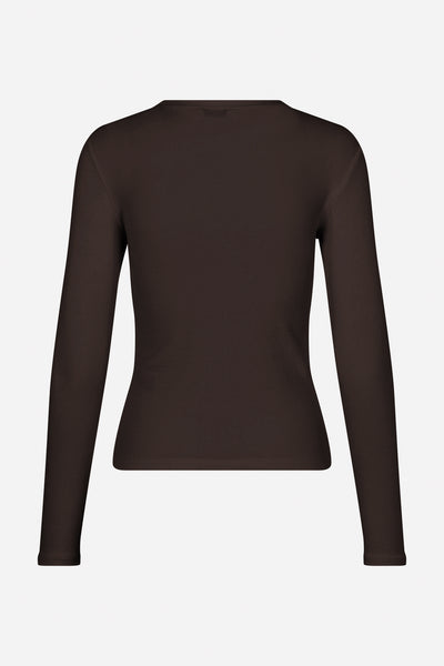 Enally Ls O-N Tee 5314 - Chocolate Torte