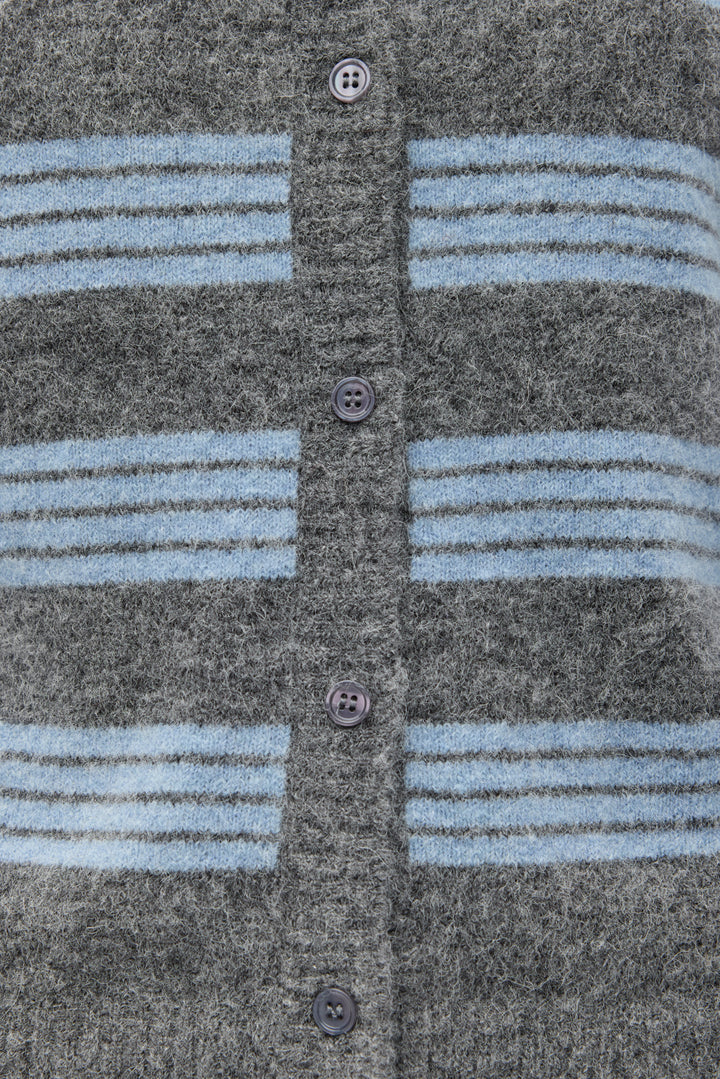 Enada Ls Cardigan St 7216 - Faded Denim St