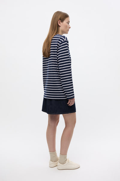 Enkulla Ls Stripe 5310 - Navy Fog Stripe