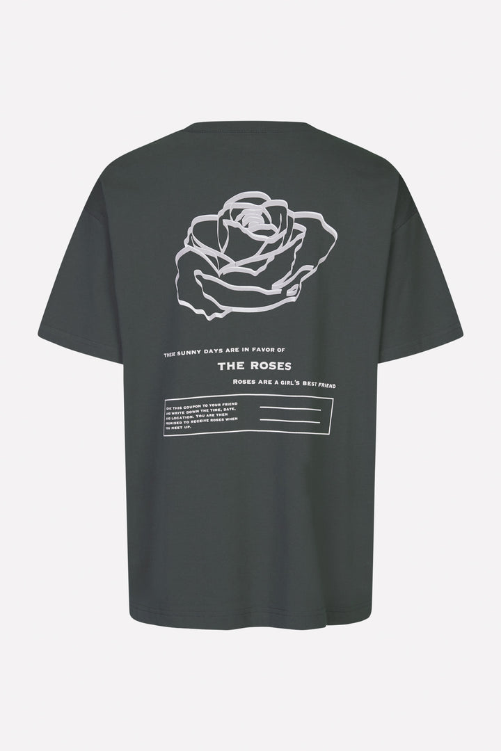 Enkulla Ss Tee 5310 - Asphalt Rose