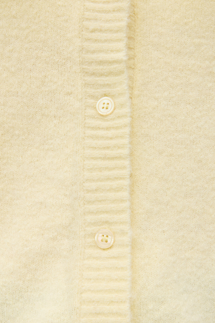 Enada Ls Relaxed Cardigan 7216 - Double Cream