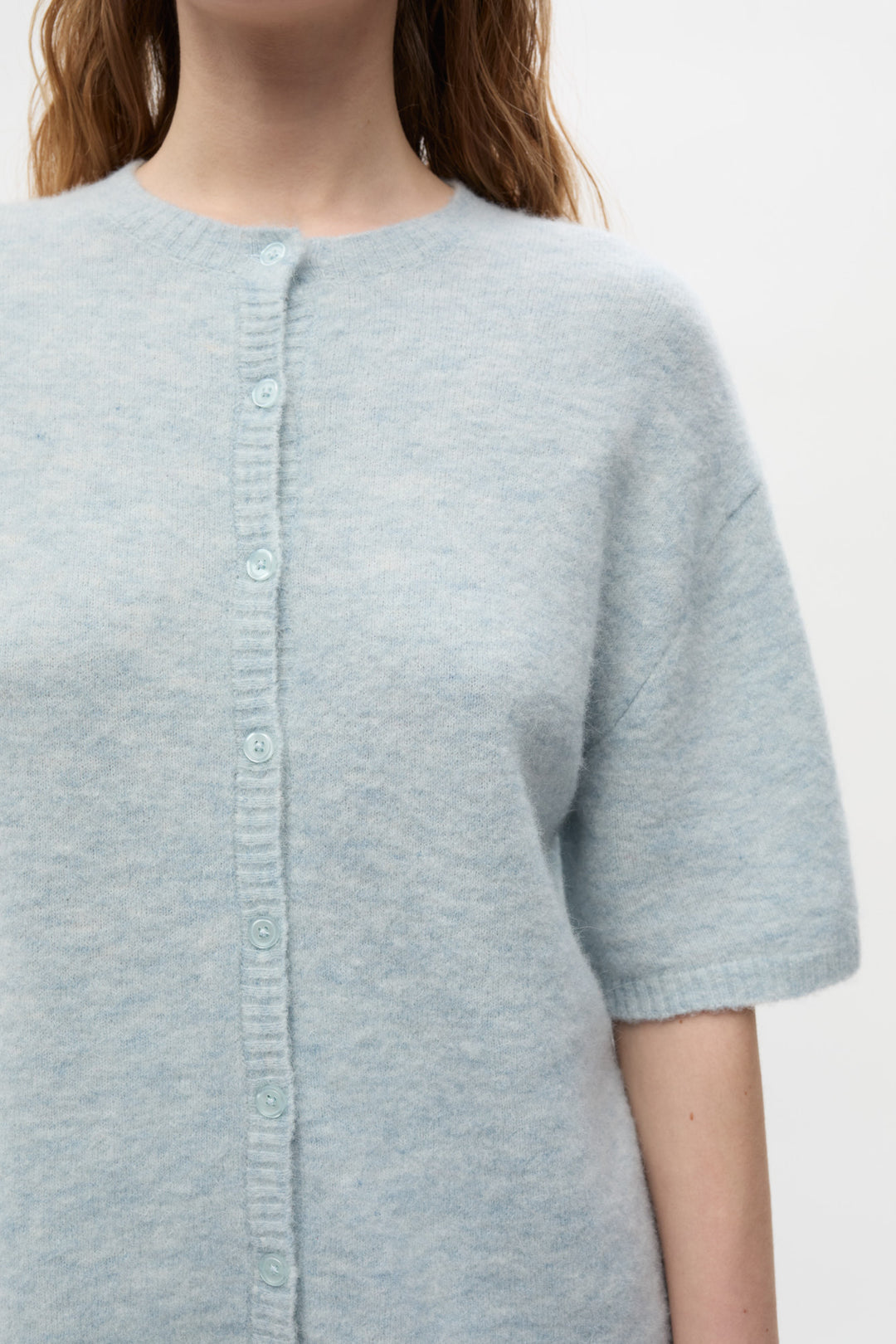 Enada Ss Cardigan 7216 - Illusion Blue Mel