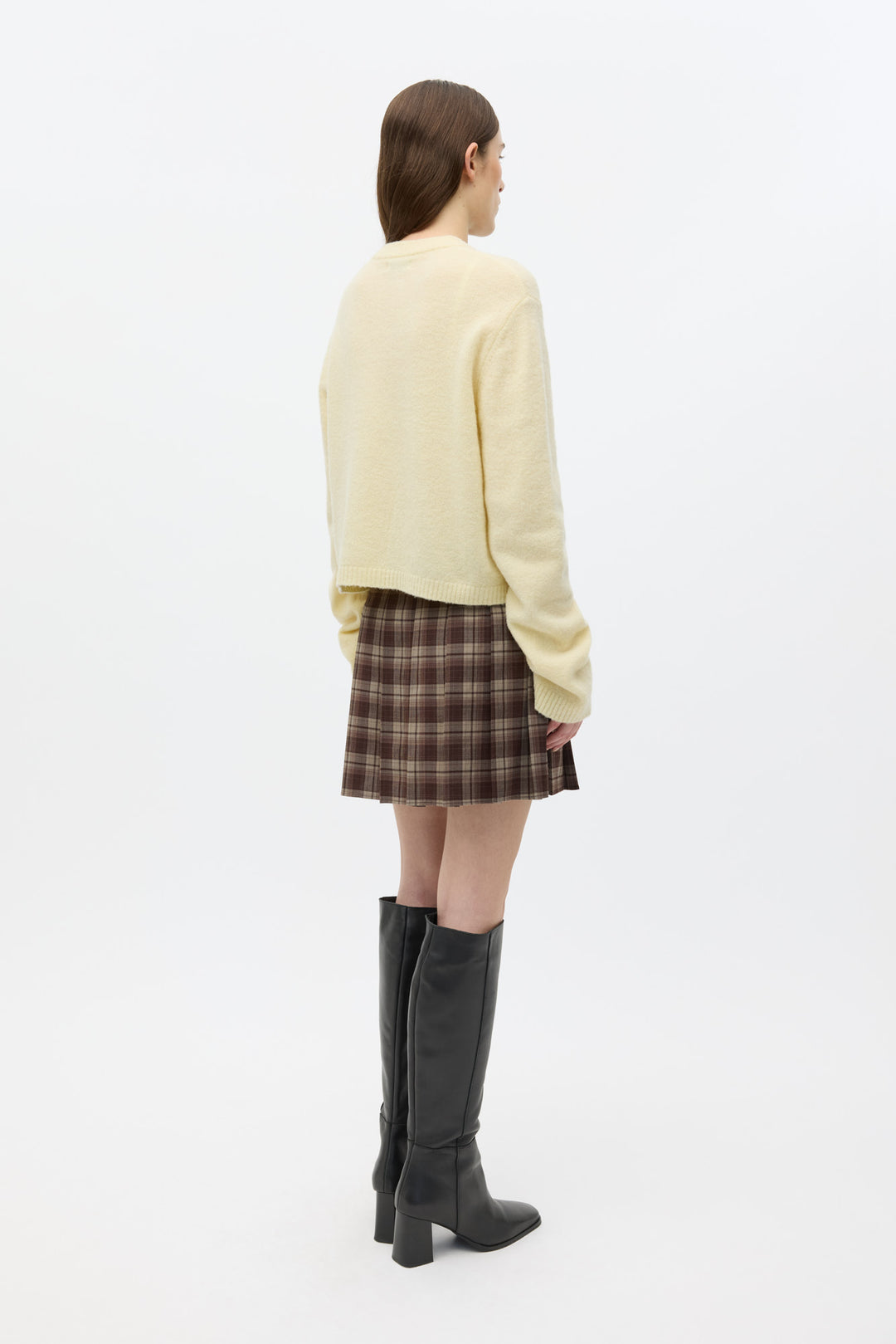 Enada Ls Relaxed Cardigan 7216 - Double Cream