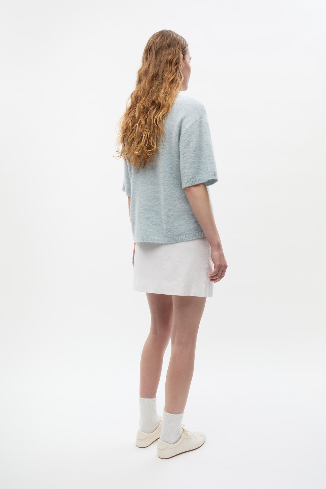 Enada Ss Cardigan 7216 - Illusion Blue Mel