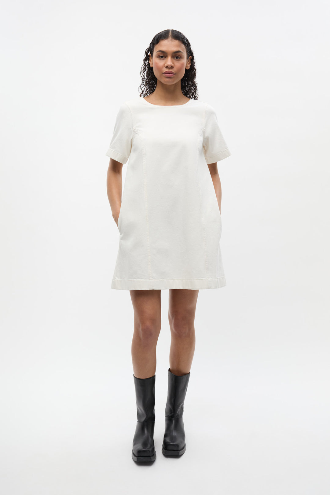 Enball Ss Dress 7136 - Ecru