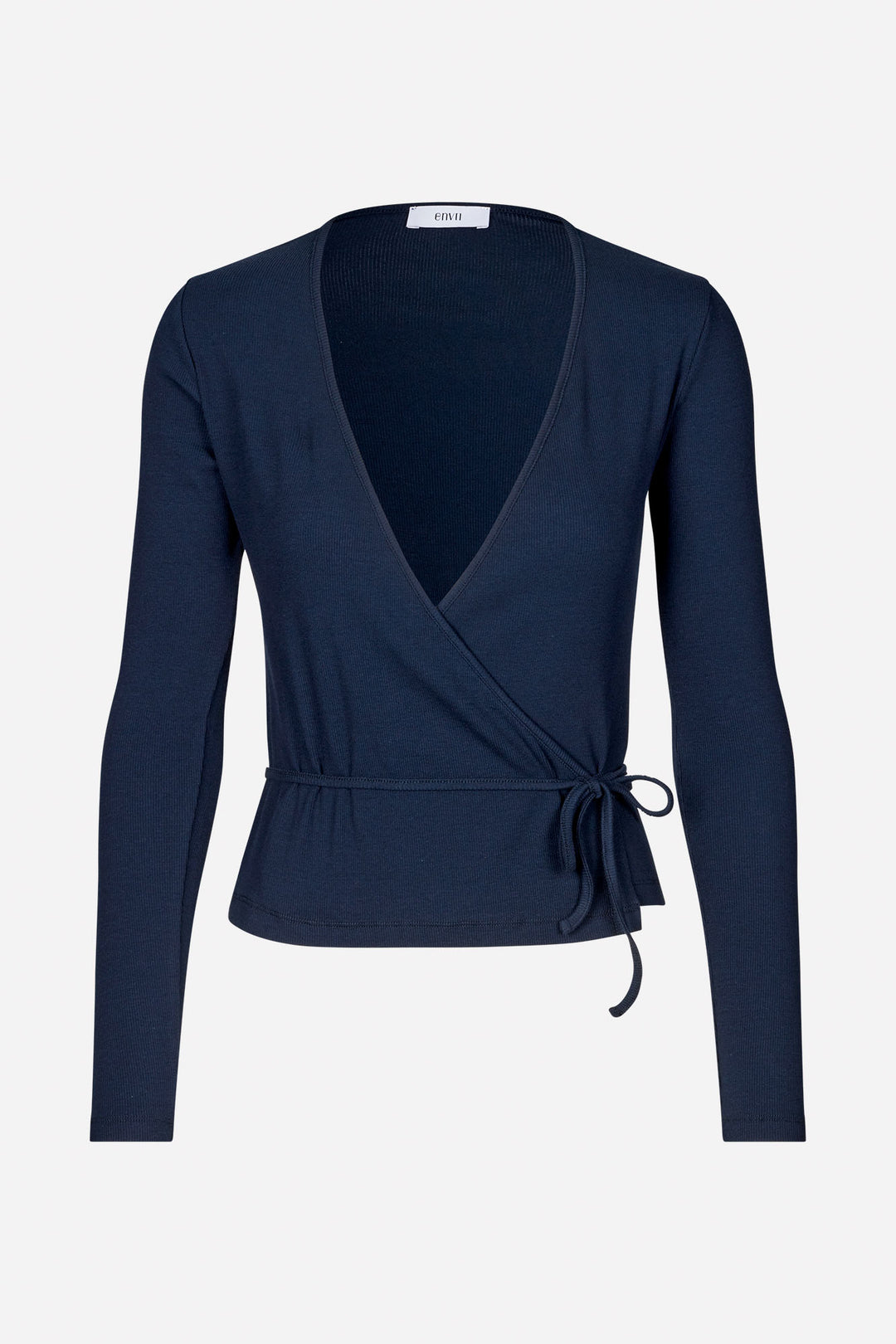 Enally Ls V-N Tee 5314 - Navy Blazer