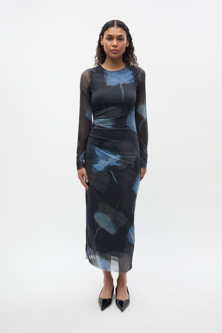 Enlomond Ls Dress Aop 7042 - Winter Garden