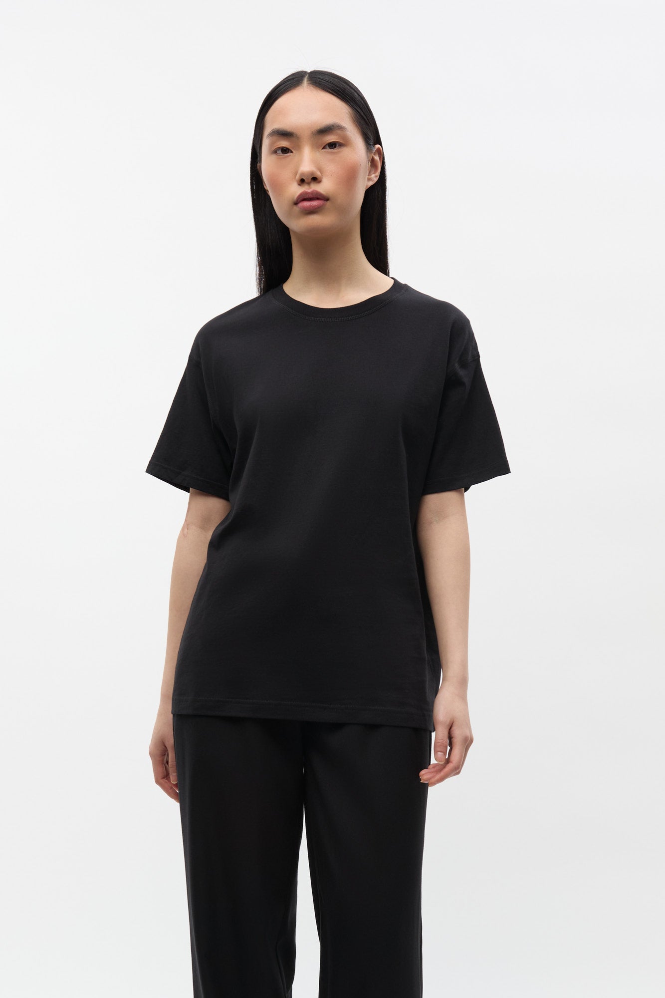 Enkulla Ss Tee Solid 5310 - Black