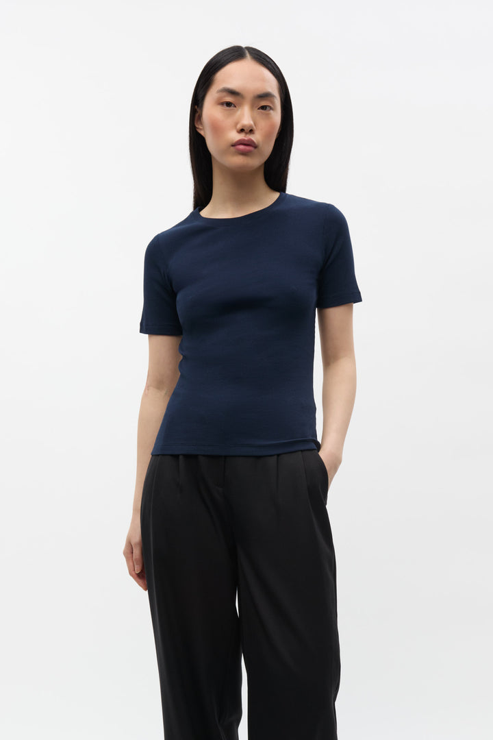 Enally Ss O-N Tee 5314 - Navy Blazer