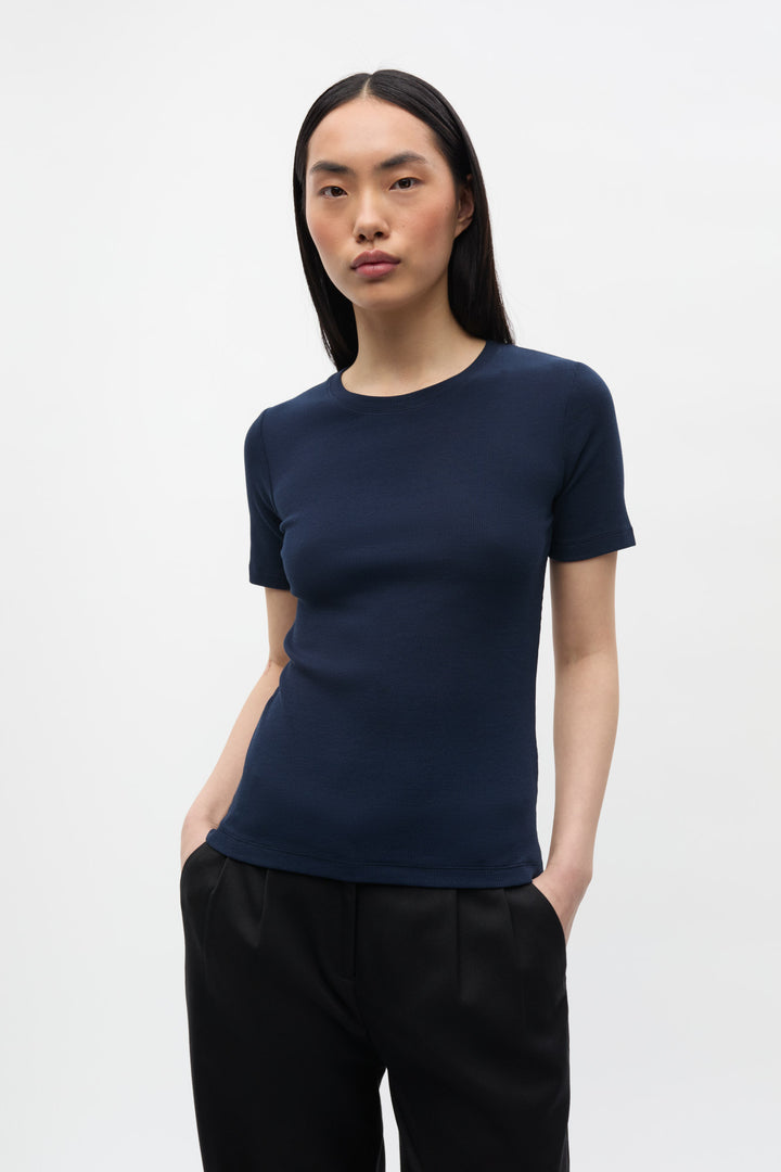 Enally Ss O-N Tee 5314 - Navy Blazer