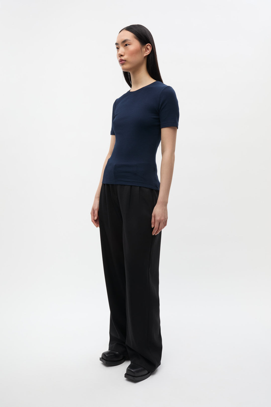 Enally Ss O-N Tee 5314 - Navy Blazer