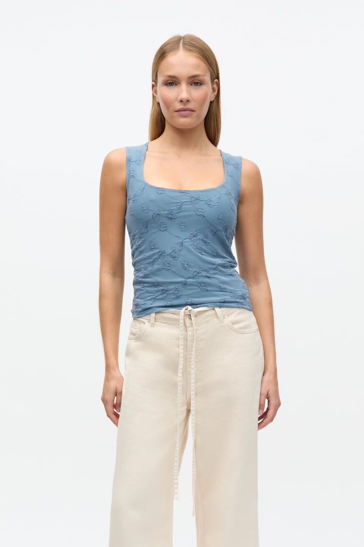 Enwilma Sl Tee 7191 - Faded Denim
