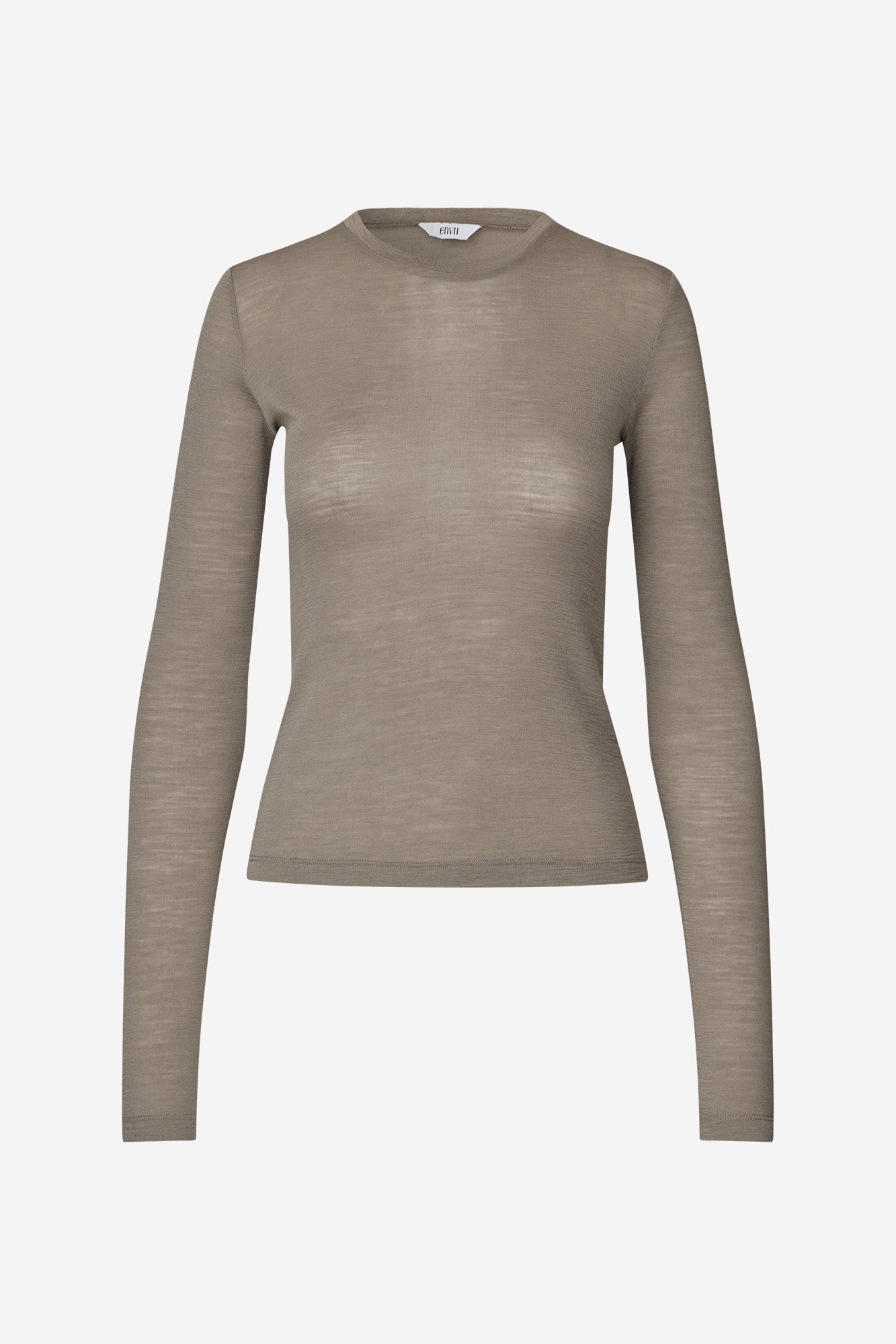 Enanna Ls O-N Tee 7226 - Brindle