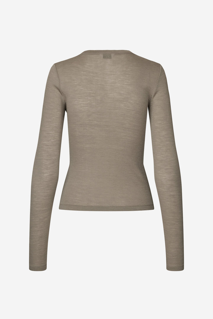 Enanna Ls O-N Tee 7226 - Brindle