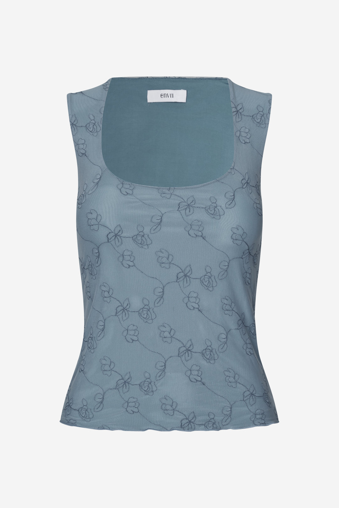 Enwilma Sl Tee 7191 - Faded Denim