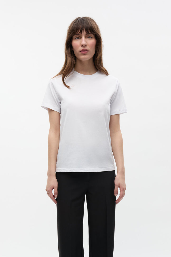 Enisa Ss O-N Tee 7255 - Bright White