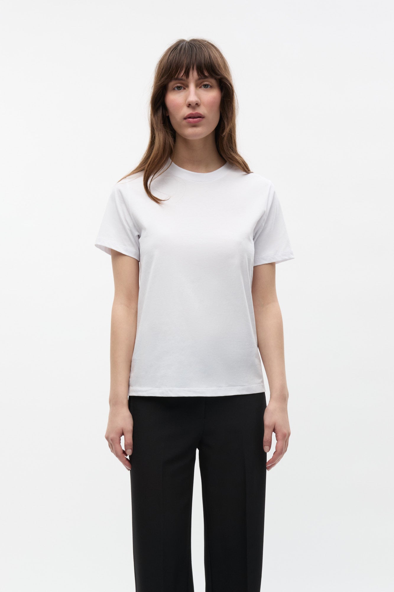 Enisa Ss O-N Tee 7255 - Bright White