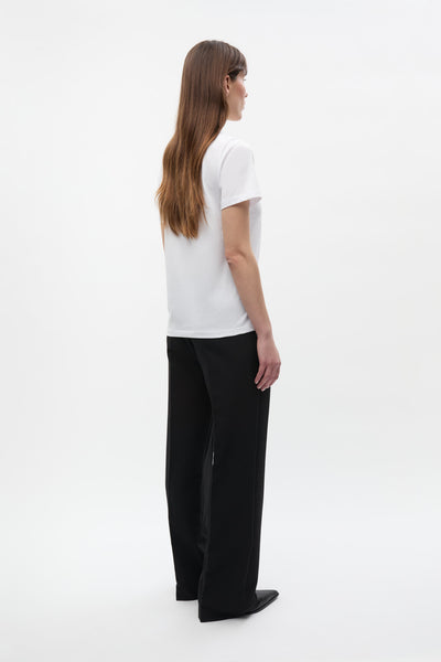 Enisa Ss O-N Tee 7255 - Bright White