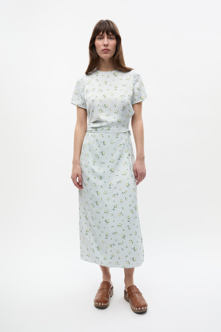 Enlena Ss Dress Aop 7151 - Meadow Roses