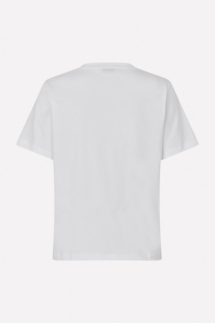 Enisa Ss O-N Tee 7255 - Bright White