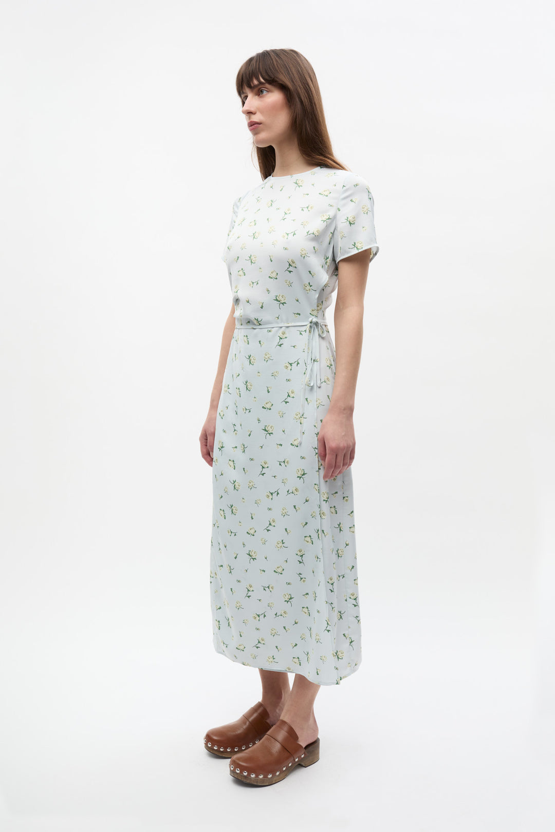 Enlena Ss Dress Aop 7151 - Meadow Roses