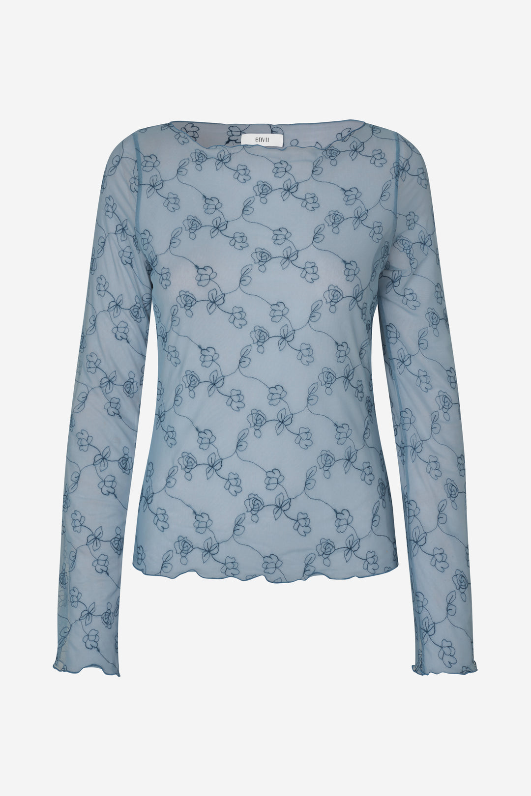 Ennicola Ls Top 7191 - Faded Denim