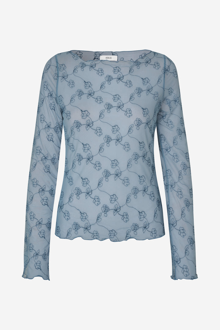 Ennicola Ls Top 7191 - Faded Denim