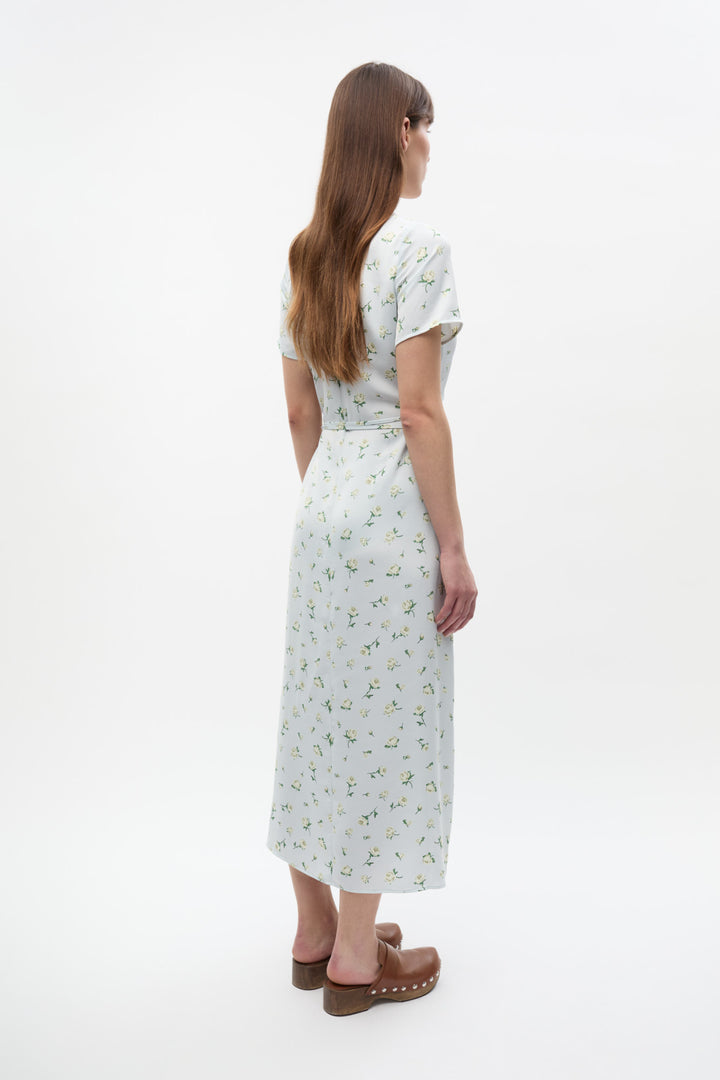 Enlena Ss Dress Aop 7151 - Meadow Roses