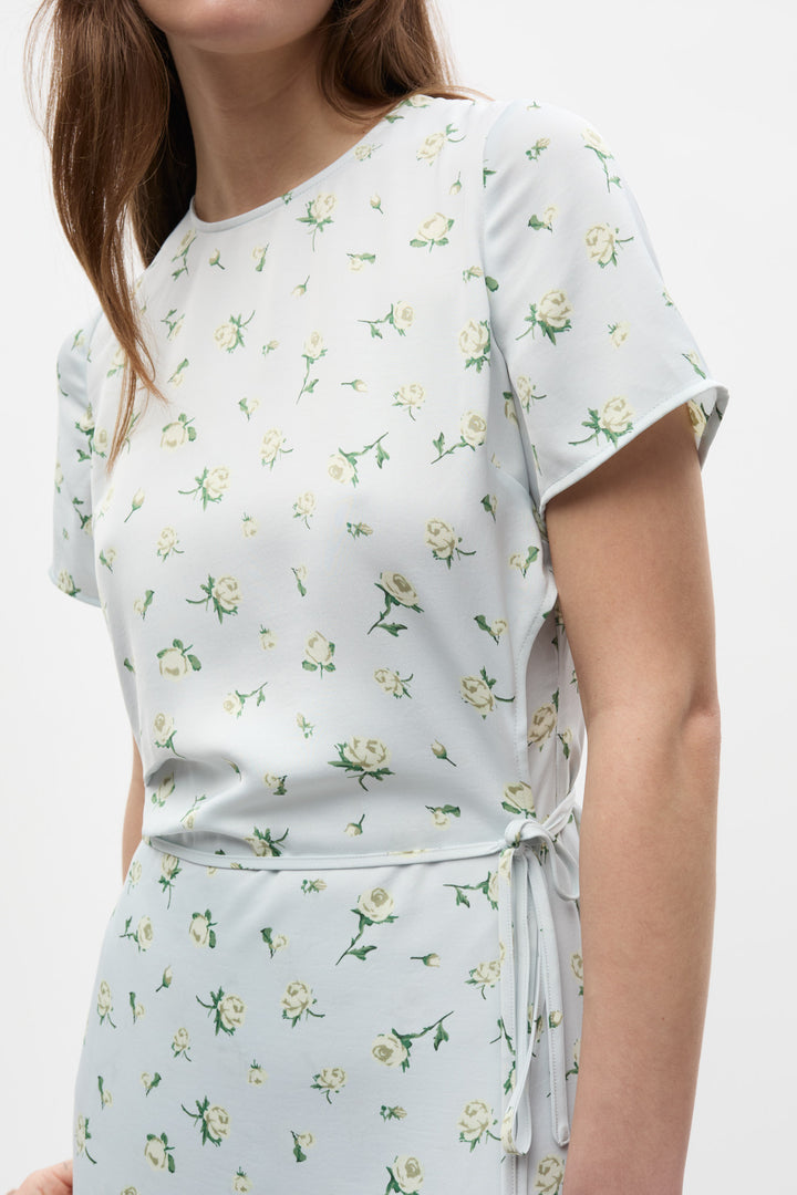 Enlena Ss Dress Aop 7151 - Meadow Roses