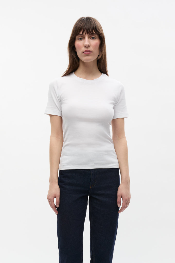 Enally Ss O-N Tee 5314 - Bright White