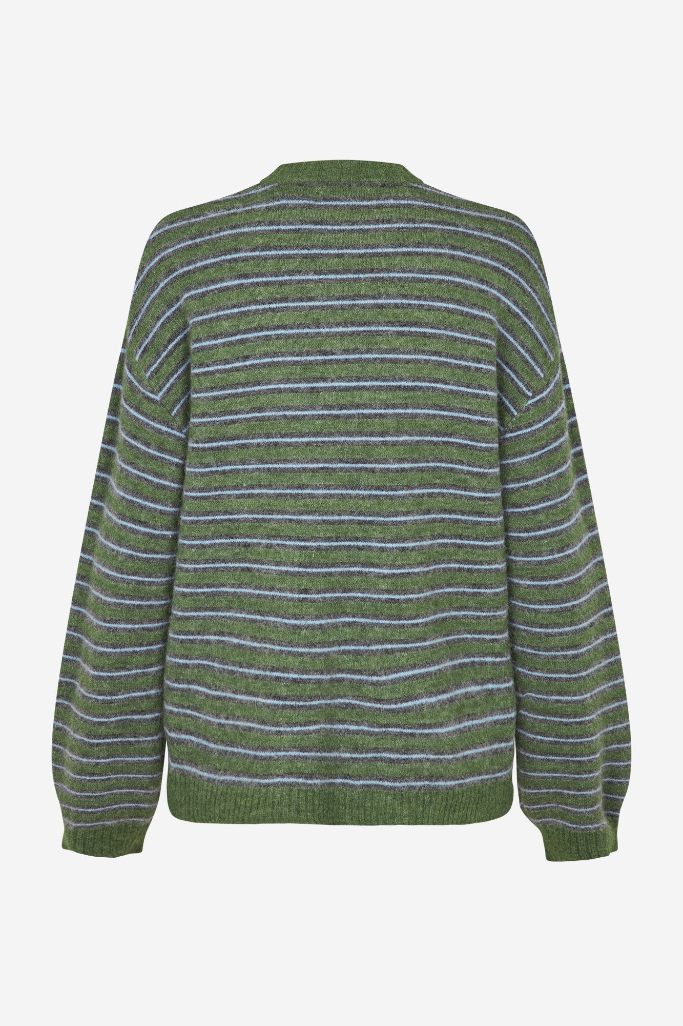 Enada Ls Knit St 7216 - Chive Stripe