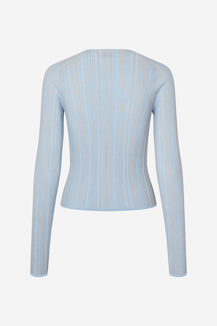 Enlany Ls Knit 7402 - Faded Denim Grey