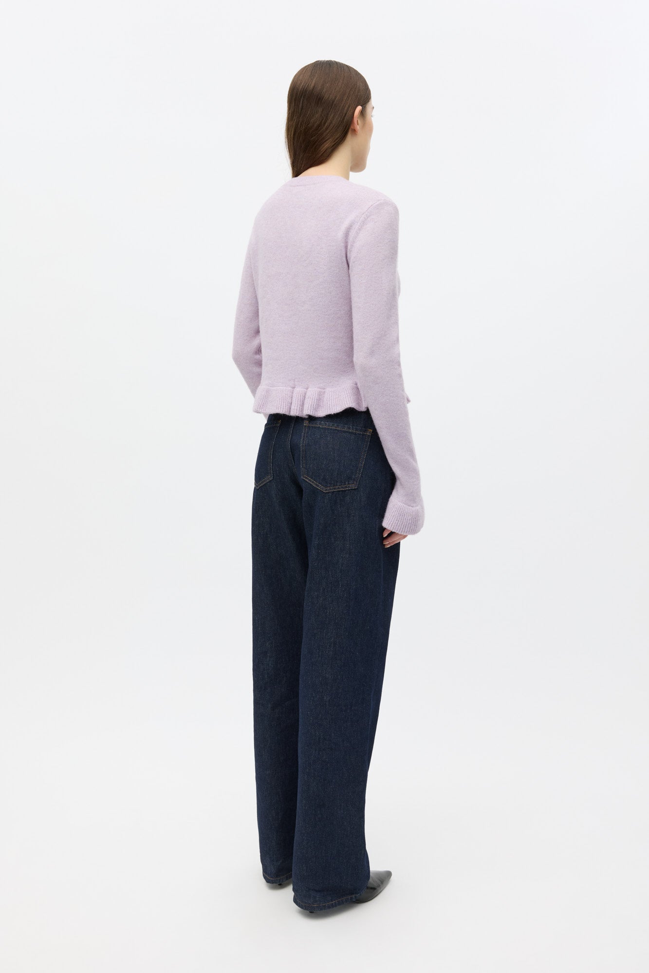 Engracie Ls Cardigan 7340 - Lavender Fog Mel