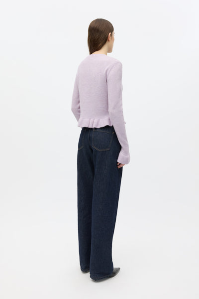 Engracie Ls Cardigan 7340 - Lavender Fog Mel