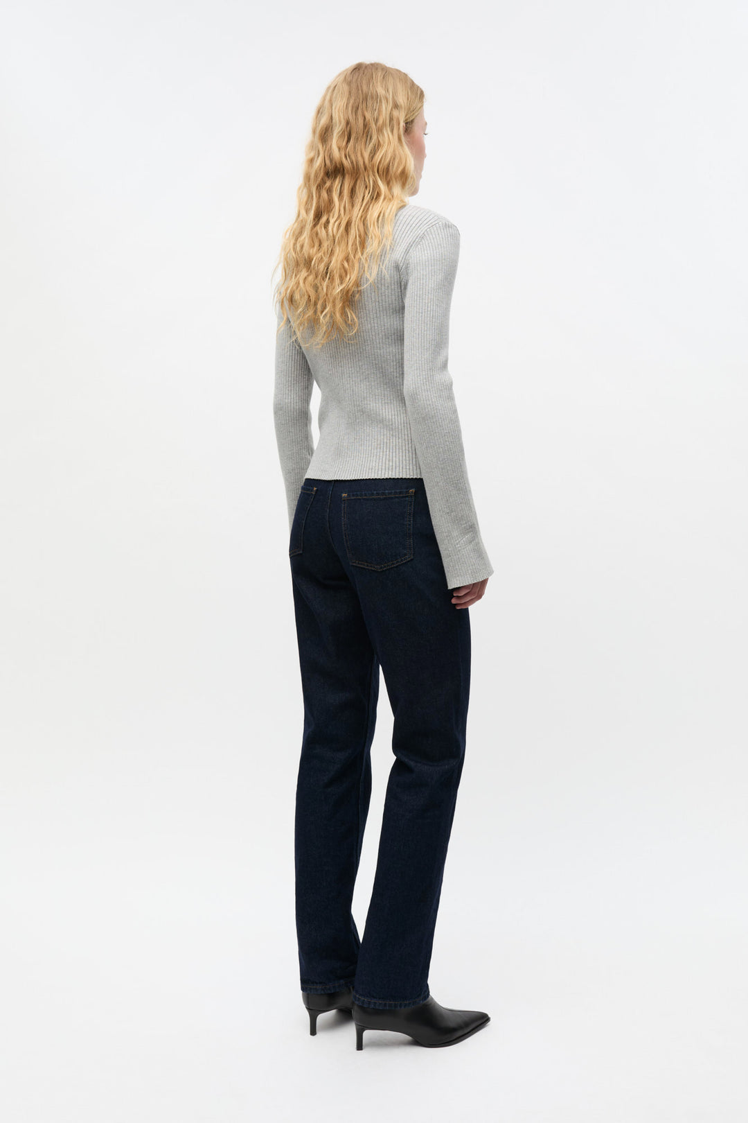 ENNEVADA LS CARDIGAN 7231 - Light Grey Mel